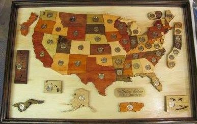 Special US Quarter Collector's Map (image for) Special US Quarter Collector's Map